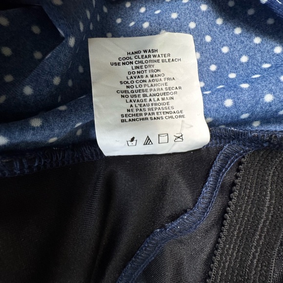 NWOT Miraclesuit Oceanus‎ One Piece Pin Point Shaping Swimsuit Midnight Navy 14 - Picture 12 of 13